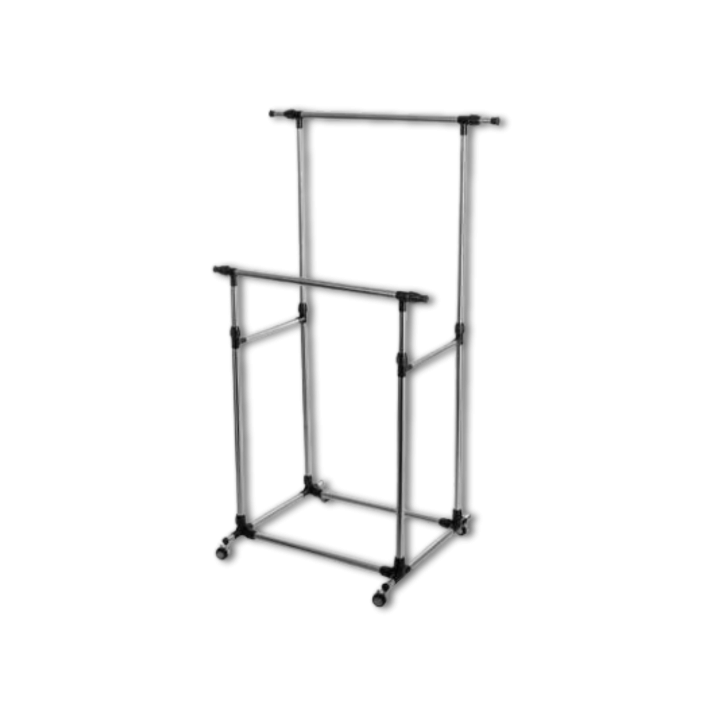 Portant Venus inox/noir
