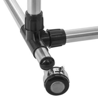 Portant Venus inox/noir