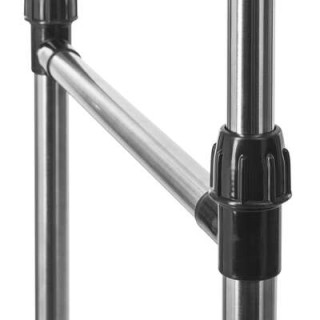 Portant Venus inox/noir