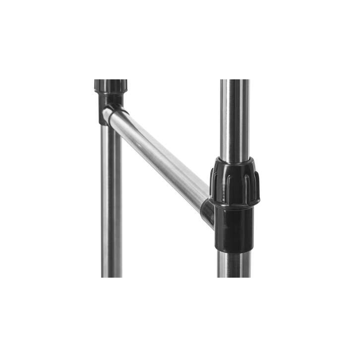 Portant Venus inox/noir