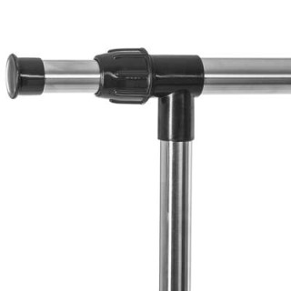 Portant Venus inox/noir