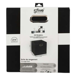 Boite de rangement 138885J noir