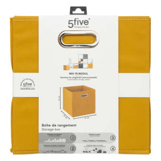 Boite de rangement 13885Q moutarde