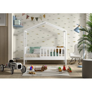 Lit Junior DALLAS 70 x 140 cm Blanc
