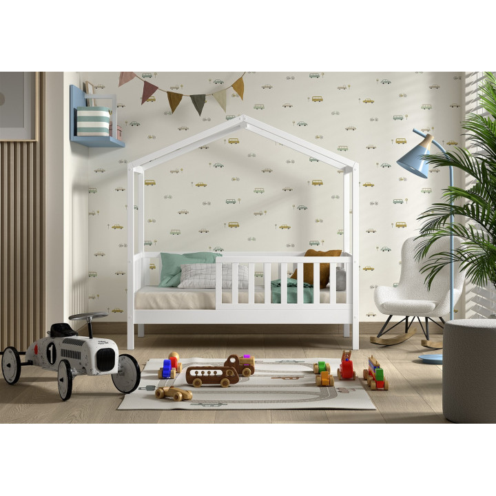 Lit Junior DALLAS 70 x 140 cm Blanc