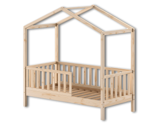 Lit junior Dallas 70 x 140 cm Naturel