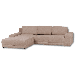 Salon d'angle convertible Adria beige