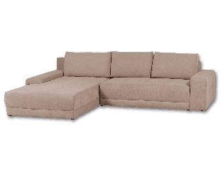Salon d'angle convertible Adria beige