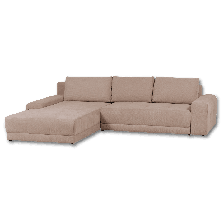 Salon d'angle convertible Adria beige