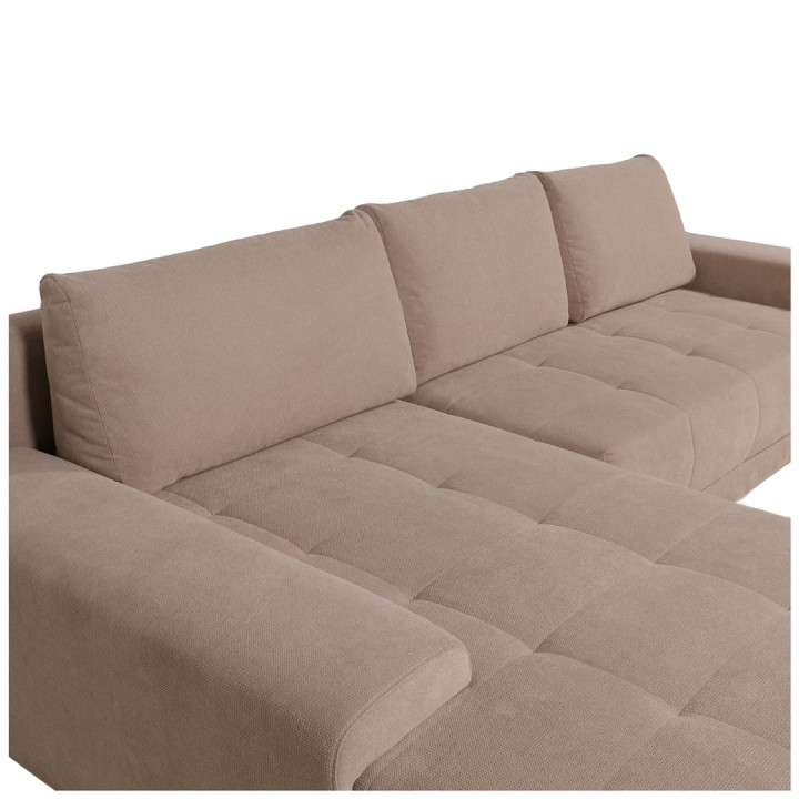 Salon d'angle convertible Adria beige