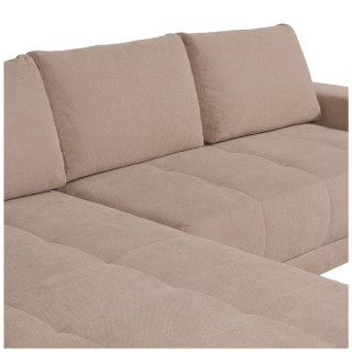 Salon d'angle convertible Adria beige