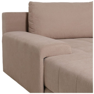 Salon d'angle convertible Adria beige