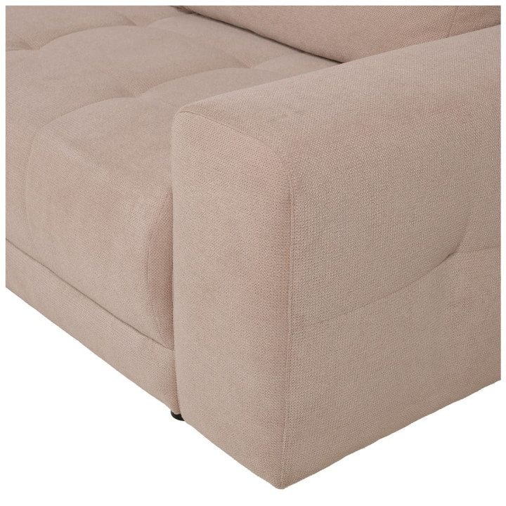 Salon d'angle convertible Adria beige