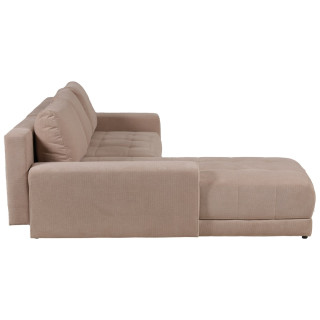 Salon d'angle convertible Adria beige