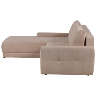 Salon d'angle convertible Adria beige