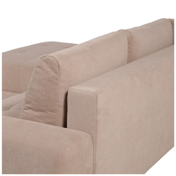 Salon d'angle convertible Adria beige