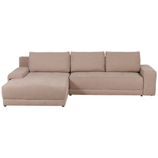 Salon d'angle convertible Adria beige