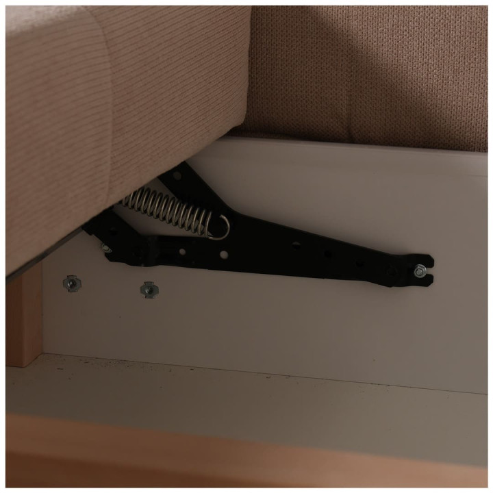 Salon d'angle convertible Adria beige