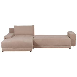 Salon d'angle convertible Adria beige