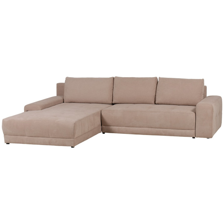 Salon d'angle convertible Adria beige