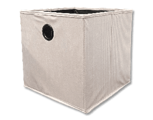 Caisson en tissu velours cotelé beige 003753