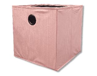 Caisson en cotelé abricot 003756