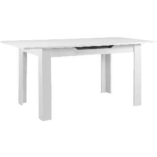 Table Birmingham 80A - table extensible blanc - 003707