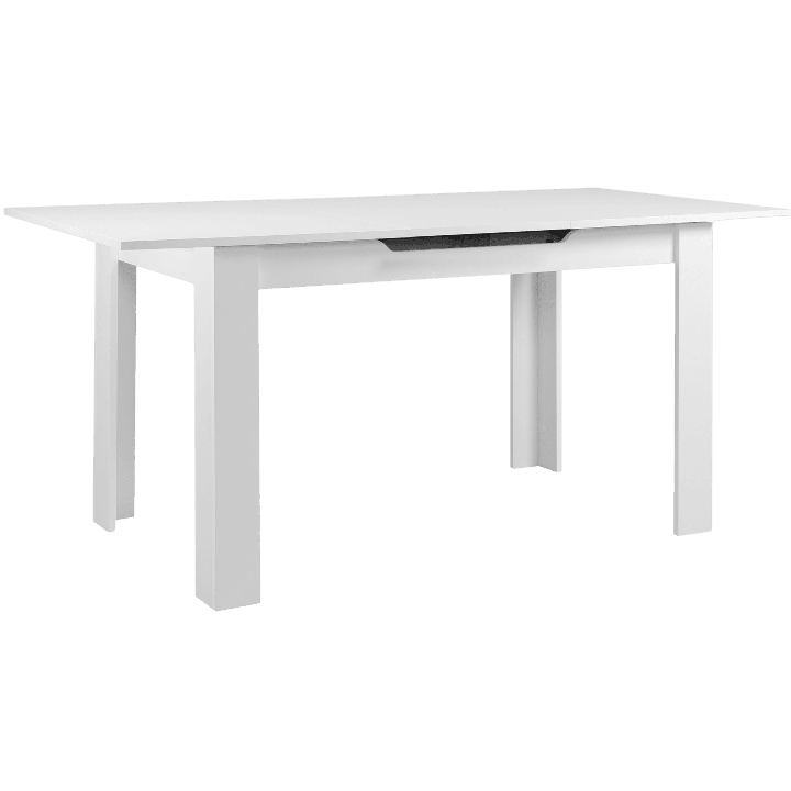 Table Birmingham 80A - table extensible blanc - 003707