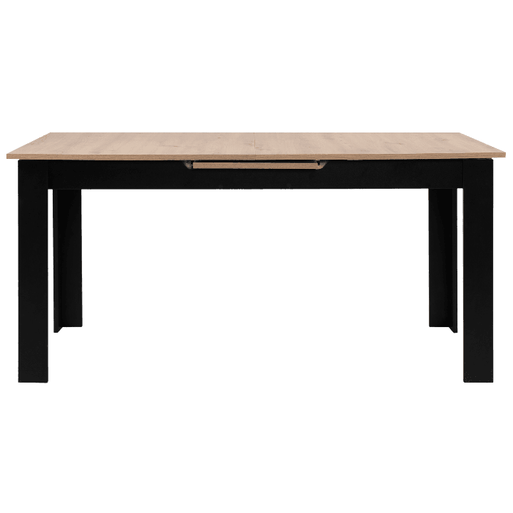 Table extensible 80 B - 003710 - Chêne artisan et noir