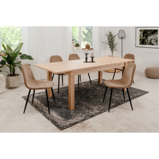 003105 TABLE A RALLONGE BERGEN 50 - CHENE ARTISAN