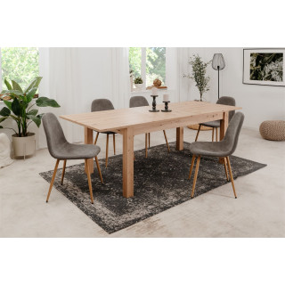 003105 TABLE A RALLONGE BERGEN 50 - CHENE ARTISAN