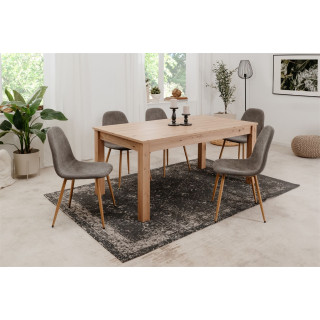 003105 TABLE A RALLONGE BERGEN 50 - CHENE ARTISAN