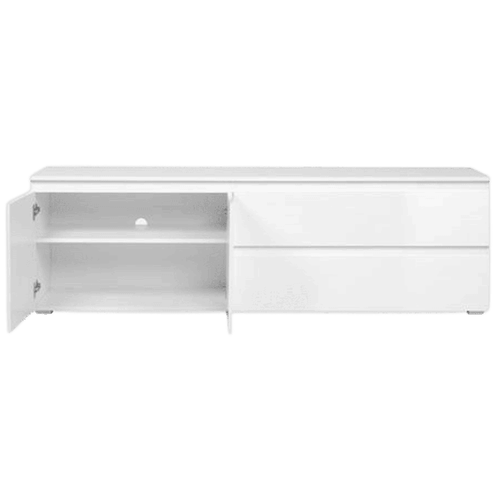 Meuble TV Capetown blanc brillant