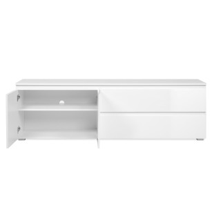 Meuble TV Capetown blanc brillant