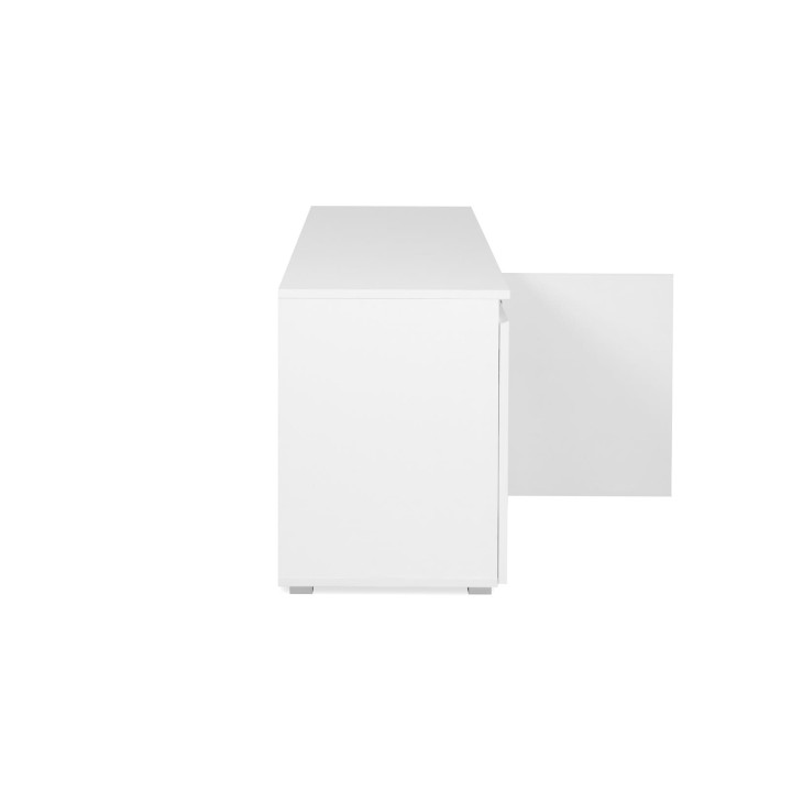 Meuble TV Capetown blanc brillant