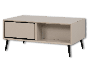 Table basse Arona sable/noir