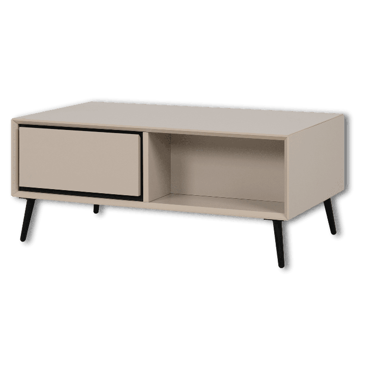 Table basse Arona sable/noir