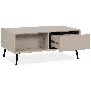 Table basse Arona sable/noir