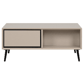 Table basse Arona sable/noir