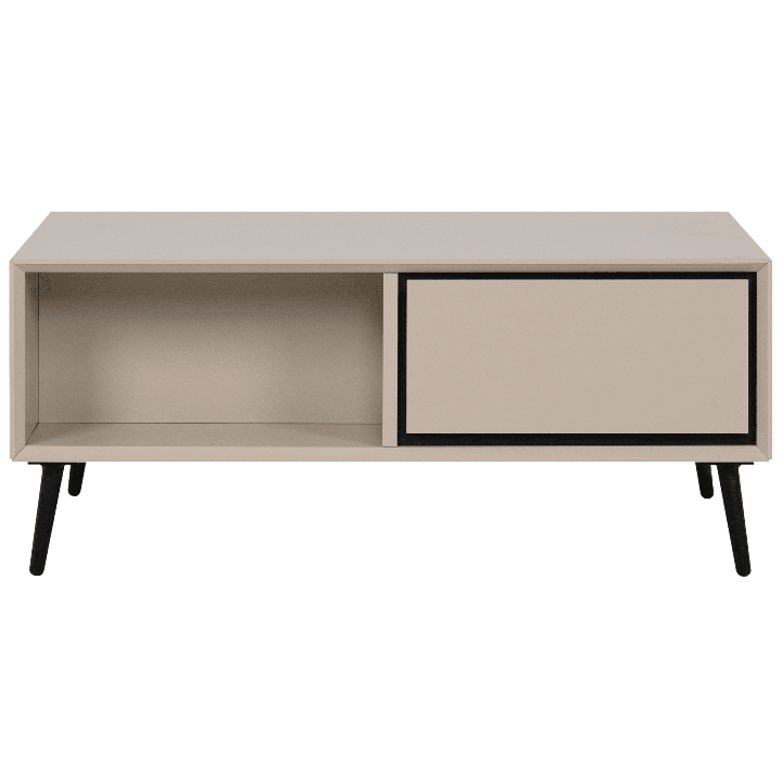 Table basse Arona sable/noir