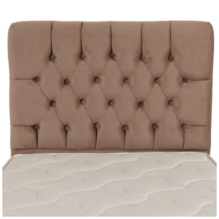 Lit complet Exelans 90 cm - avec coffre Beige