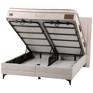 Lit box complet 160 x 200 cm Aura