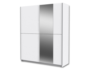 Armoire 2 portes Winner blanc