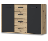 Commode Antuza 4P2T artisan/noir