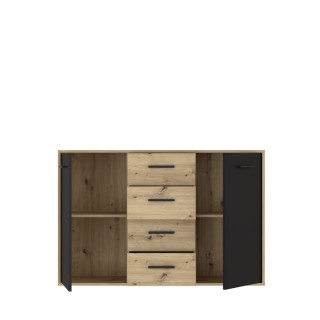 Commode Antuza 4P2T artisan/noir