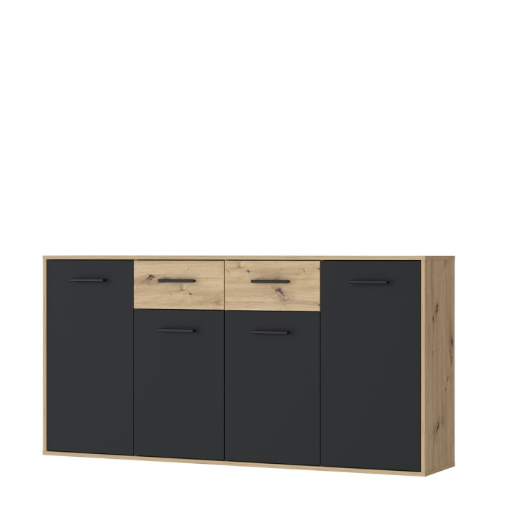 Commode Antuza 4P2T artisan/noir