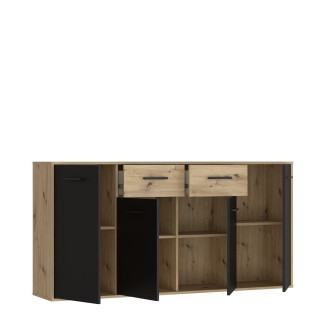Commode Antuza 4P2T artisan/noir