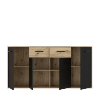 Commode Antuza 4P2T artisan/noir