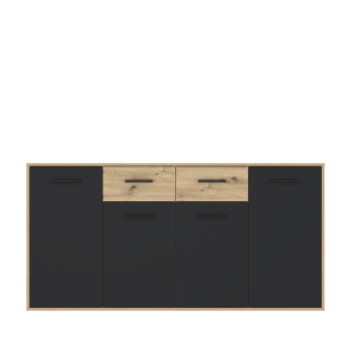 Commode Antuza 4P2T artisan/noir
