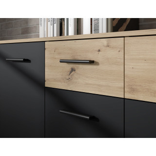 Commode Antuza 4P2T artisan/noir